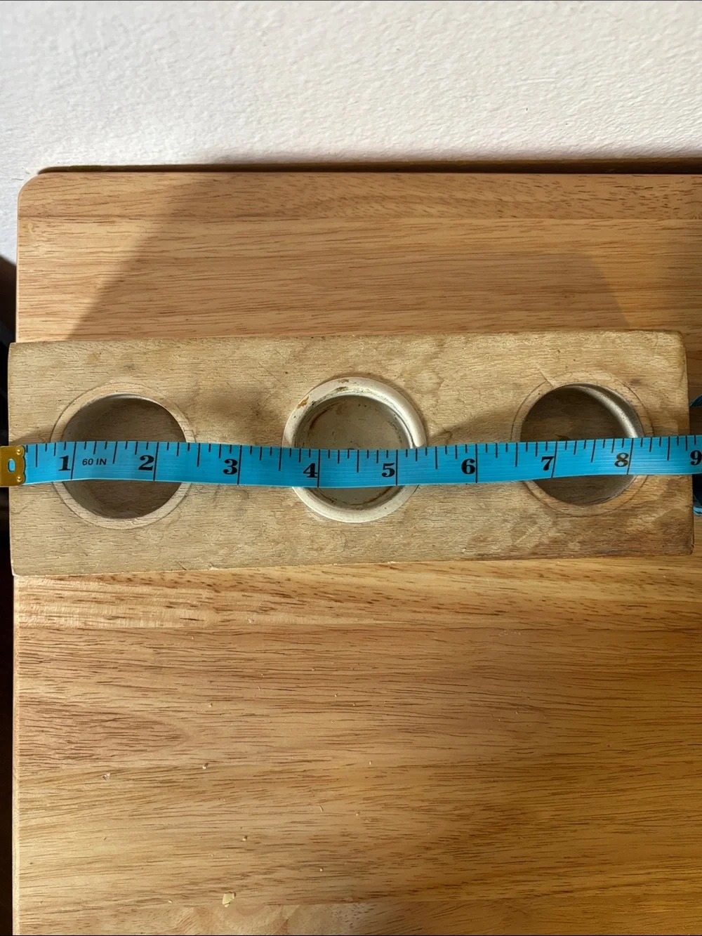 Hearth & Hand Carved Triple Tealight Holder
